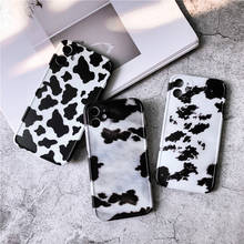 ins Shockproof soft silicone clear Phone for case iPhone 12 11 Pro MAX X XS XR 7 8 plus SE2 Cute cows pattern back cover 2024 - buy cheap