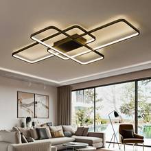 Nordic with Remote Control Led Ceiling Lights Living Room Bedroom Furniture Kitchen Fixture for Home Interior Lustre Salon Decor 2024 - buy cheap