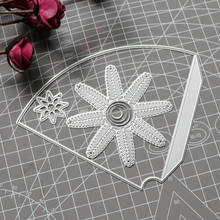 Reel Windmill Flower Craft Metal Cutting Dies Scrapbook Stamp Carving Paper Card Stamping New DIY Die Cut 2024 - buy cheap