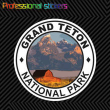 Parque nacional grand teton adesivo wyoming jackson buraco caminhada acampamento deserto para carro, rv, laptops, motocicletas, material de escritório 2024 - compre barato