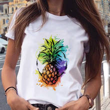 Женская футболка в стиле Харадзюку, Повседневная модная футболка с коротким рукавом, уличная одежда, Женская футболка большого размера на заказ, лето 2021 2024 - купить недорого