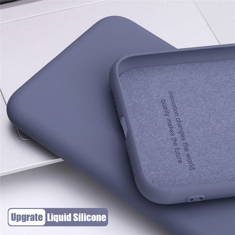 Liquid Silicone Phone Case for iPhone 13 12 11 Pro mini X XS MAX XR SE 2020 6 6s 7 8 Plus Case Soft Thin Slim Back Cover Case 2022 - купить недорого