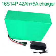 With 5A charger 60V 42Ah 16S14P 18650 Li-ion Battery electric two Three wheeled motorcycle bicycle  ebike  310*275*70mm 2024 - buy cheap