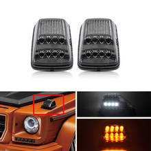 Smoked Front Wing Amber Led Turn Signal Lights White Corner Light For Benz W463 G-Class G500 G550 G55 AMG 2024 - buy cheap
