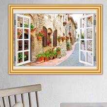 5D DIY Diamond Painting Landscape Street Cross stitch Kit Full Drill Square Diamond Embroidery Mosaic Picture Crystal Home Decor 2024 - buy cheap