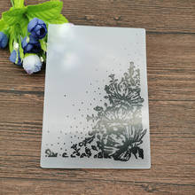 Aokediy flores imprimir diy plástico gravando pastas para diy scrapbooking papel artesanato/cartão de fazer decoração suprimentos 2024 - compre barato
