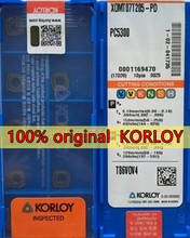 XOMT11T306-PD PC5300, 10 unids/set/juego, 100% original, inserción de carburo KORLOY, procesamiento: acero inoxidable, acero, etc. Envío Gratis 2024 - compra barato