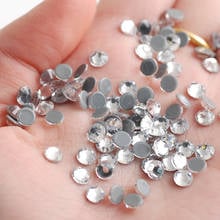 ss12 Glass Clear Hotfix Rhinestone FlatBack Iron On Strass Crystal Stones 1440pcs Top Quality Iron On Rhinestones For Clothes 2024 - buy cheap