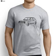 Summer 2019 100% Cotton Printed Pure Cotton Men'S  German Classic Car Fans Golfer Gti Mk1 Inspired Car custom Made Shirts 2024 - buy cheap