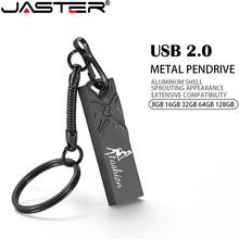 SHANDIAN Keychain Metal Black USB Flash Drive 4GB 8GB 16GB 32GB 64GB Real Capacity Flash Disk 2.0 Custom LOGO Wholesale 2024 - buy cheap