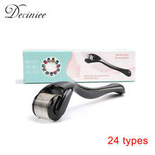 Derma Roller-Rodillo de microdermoabrasión para la cara, microaguja de titanio 540, 0,25mm, incluye funda gratis 2024 - compra barato