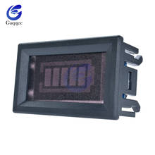 Probador de batería de plomo-ácido DC 12V, medidor de voltaje Digital rojo, voltímetro, indicador de carga de batería LCD 2024 - compra barato