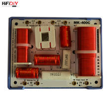HIFIDIY-MK-400C en vivo de 3 vías y 4 altavoces HiFi, dispositivo divisor de frecuencia de audio, filtros cruzados, tweeter + mid + 2 * bass 2024 - compra barato