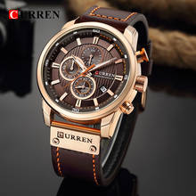 CURREN 8291 Luxury Brand Men Analog Digital Leather Sports Watches Men's Army Military Watch Man Quartz Clock Relogio Masculino 2024 - buy cheap