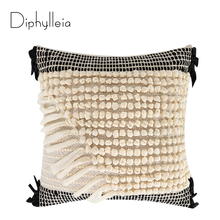 Diphylleia Cojin Boho Pillow Case Living Room Sofa Pillow Cover High End Handmade Woven Decorative Cushion Cover With Tassels 2024 - buy cheap