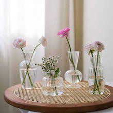 Home Decor Glass Vase Crystal Flower Vase Room Decor Flower Pot Modern Hydroponic Plants Wedding Home Decoration Accessories 2024 - buy cheap