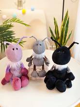 25cm-30cm Black Purple  grey Ant Stuffed Plush Toy, Baby Kids Doll Gift Free Shipping Cute ant Plush Toy Cartoon ant Doll 2024 - buy cheap