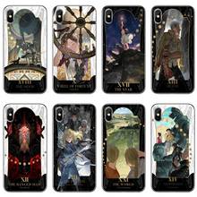 Silicone Case For iPhone 12 Mini 11 Pro Max XS Max XR X 8 7 Plus 6 6S Plus 5 5S SE 2020 Fullmetal Alchemist Tarot Cards 2024 - buy cheap