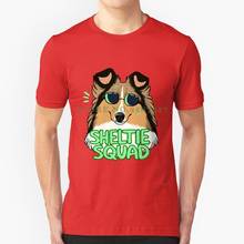 Camiseta con estampado de Shetland Sheepdog, camisa divertida personalizada de Squad (Sable), gran oferta 2024 - compra barato