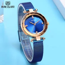 MEGIR Brand Luxury Women Watches Waterproof Fashion Quartz Ladies Watch for Woman Lady Wrist Watch Relogio Feminino Montre Femme 2024 - buy cheap