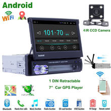 Android Single Din Car Stereo 7 Inch HD Touch Screen Radio MP5 Player Supports FM Bluetooth WiFi GPS Navigation Mirror Link 2024 - buy cheap