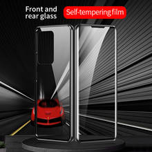 360 полная защита Магнитный чехол для Samsung S20 S10 S9 S8 S10E Plus Ultra Note 20 10 9 8 Plus Ultra Lite бампер двойное стекло 2024 - купить недорого