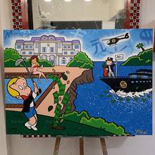 Alec tripés de barco e tela de beleza pôster arte de parede pintura de arte imagem hd impressão decoração do escritório 2024 - compre barato