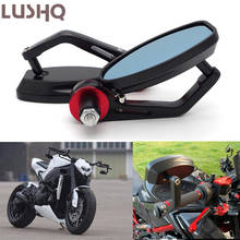 Motorcycle Bar End Mirror Moto Rearview Mirrors For KAWASAKI 636 versys 1000 er6f ex650 zr7 vn 1500 zzr 1100 kxf 250 z1000 2008 2024 - buy cheap