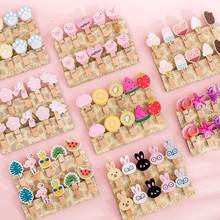 10PCS Cute New Fruit shell Ice cream Mini Natural Wooden Clips For Photo Clips Clothespin Craft Decoration Clips Pegs 2024 - buy cheap