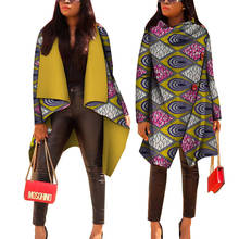 Women African Tops African Print Cotton Casual Coat Women Bazin Riche Trench Coat Lady Traditional African Clothes WY4715 2024 - buy cheap