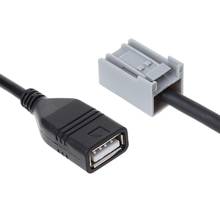 Aux USB Audio Cable Adapter Female Port Extension Wire For Honda Civic Jazz CR-V 2024 - buy cheap
