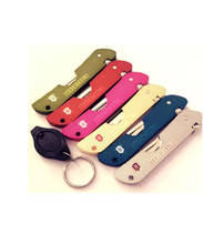 Conjunto de ferramentas para serralheiro, conjunto de 6 em 1 de bolso para fechadura de porta, ferramentas coloridas com luz 2024 - compre barato
