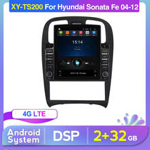 Tomostrong car radio multimedia video player For Hyundai Sonata Fe 2003 2004 2005 2006 2007 2008 2009 bluetooth wifi car stereo 2024 - buy cheap