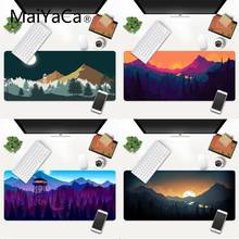 Hot sell Deep forest firewatch game mouse pad Big promotion Gaming Mouse Mat xl xxl 700x300mm for dota2 cs go as Christmas gift 2024 - buy cheap