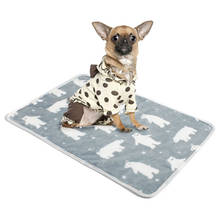 Warm Cat Dog Bed Star Print Puppy Dog Blanket Soft Flannel Fleece Sleeping Bed Mat Cover House For Dogs Pet Supplies 3 Sizes 2024 - buy cheap