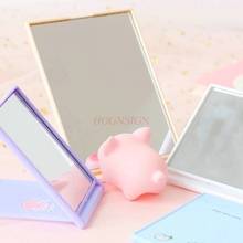 Small Mirror Desktop Makeup Mirror Portable Small Collapsible Princess Fresh Makeup Sale 2024 - buy cheap