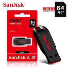 Sandisk-mini pen drive, original, com 5 peças, memória flash, usb 128, 2.0 gb, 64gb, 32gb, 16gb 2024 - compre barato