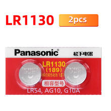 PANASONIC-Batería de botón alcalina 100%, pila de botón, LR54 189 AG10 L1131 SR1130 G10 V10GA 389, 2 uds. 2024 - compra barato