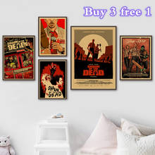 Classic Movie SHAUN OF THE DEAD Design Vintage Retro Decorative Wall Canvas Stickers Home Posters Art Bar Decor 2024 - buy cheap