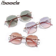 Iboode Small Round Sunglasses Women Famous Brand Designer Vintage Sun Glasses Female Retro Personality Metal Eyewear Style 2024 - buy cheap