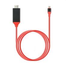 Кабель USB 3,1 USB-C к HDMI 4K/1080P Type C к HDMI кабель для Galaxy Note 8 для Macbook Pro для ChromeBook Pixel 2024 - купить недорого