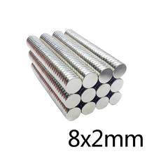 50/200/500/1000 PCS neodymium  N35 Disc Rare Earth Neodymium magnet 8*2 mm Super Strong Magnets 8mmx2mm 2024 - buy cheap