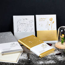 Little Prince Blank Sketchbook Diary Drawing Painting Gold silver Rose fox Planet Notebook paper Sketch Book School Supplies 2024 - buy cheap