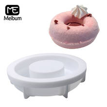 Meibum Donuts Shape Cake Mold French Mousse Dessert Mould Silicone Molds Pastry Form Muffin Baking Pan Cake Decorating Tools 2024 - buy cheap