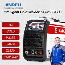 ANDELI Intelligent Welder TIG-250GPLC TIG/COLD/PULSE/CLEAN/SMART/Au-Ag Cold Welding Machine Multifunctional TIG Welding Machine 2024 - купить недорого