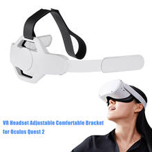 Новый регулируемый ремешок для головы для Oculus Quest 2 VR, увеличивающий поддержку интенсивности, удобный Элитный ремешок, аксессуары виртуальной реальности 2024 - купить недорого