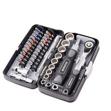 38pcs Mini Ratchet Wrench Set 1/4" Socket Screw Bits Kit Bike Maintenance Repair Hand Tool Ratchet Wrench Kit 2024 - buy cheap
