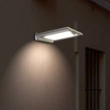 Lámpara Solar de seguridad para exteriores, luces LED superbrillantes con Sensor de movimiento PIR, impermeable, para Calle y jardín, 46 LED 2024 - compra barato