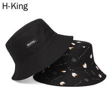 H-king chapéu de pescador estampado de panamá, chapéu de balde para homens e mulheres de verão, chapéu de bob, hip hop, gorros, novo, 2021 2024 - compre barato