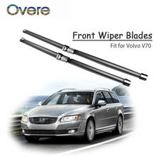 Overe 1Set Rubber Car Front Wiper Blade Kit For Volvo V70 2016 2015 2014 2013-2005 Windscreen Original Wiper Accessories 2024 - buy cheap